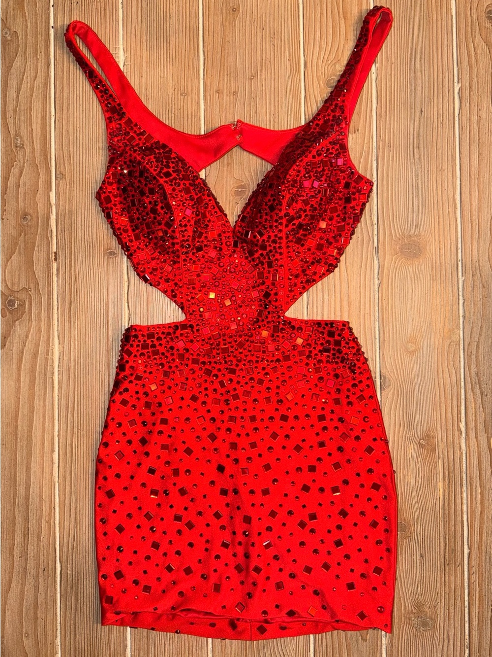Formal sz 2 red cocktail dress by Johnathan Kayne